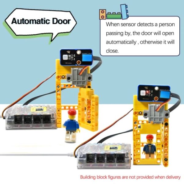 Kit de sistema de tráfico inteligente Kidsbits para Arduino Scratch. Compatible con LEGO - Imagen 9
