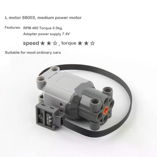 Motor Talla L Para Bloques De Construcción Y Robótica