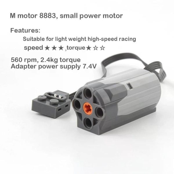 Motor Talla M Para Bloques De Construcción Robótica