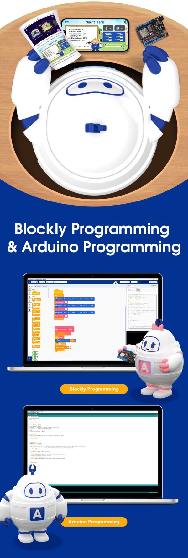 Granja para el aprendizaje de la robótica y programación ESP32 - Imagen 13