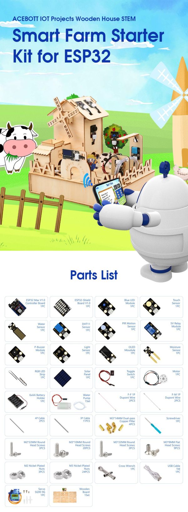 Granja para el aprendizaje de la robótica y programación ESP32 - Imagen 11