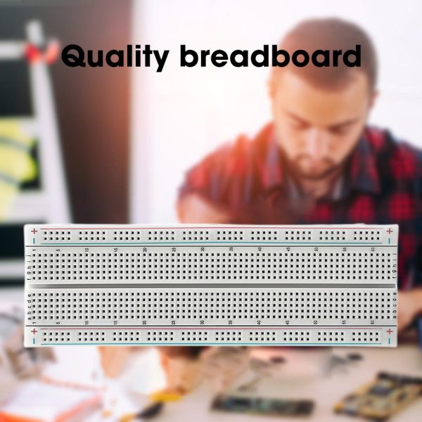 Protoboard Breadboard 830 puntos proyectos escolares - Imagen 6