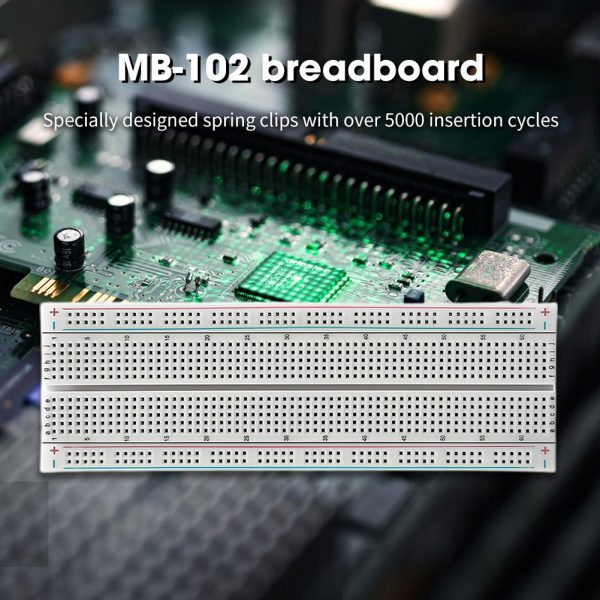 Protoboard Breadboard 830 puntos proyectos escolares - Imagen 7
