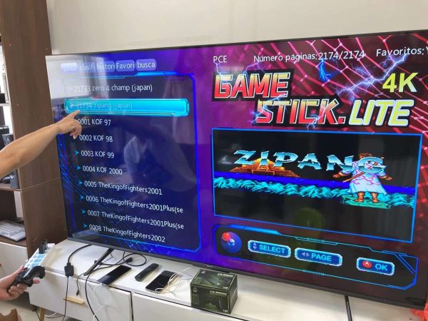 Video Consola Gamestick M8 Pro 64GB controles recargables - Imagen 3