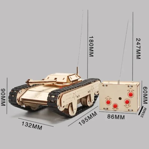 Tanque A Control Remoto Stem Proyectos Escolares - Imagen 3