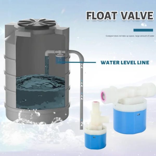 Flotante de 1/2 para tanques de agua - Imagen 3