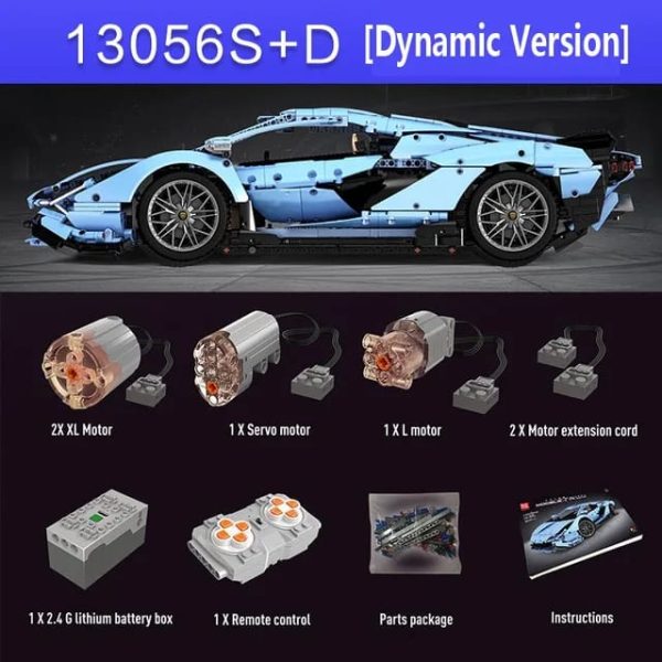 Lamborghini Mould King robótico de 3819 piezas - Imagen 2