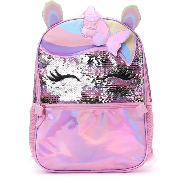 Morral escolar Unicornio con lonchera - Imagen 2