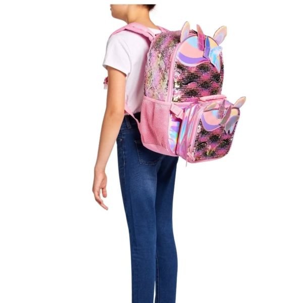 Morral escolar Unicornio con lonchera - Imagen 5