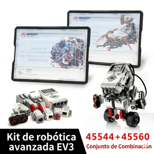Kit Caja Bloques de Construcción EV3 con kit principal 45544 + kit expansion 45560 (1600 piezas)