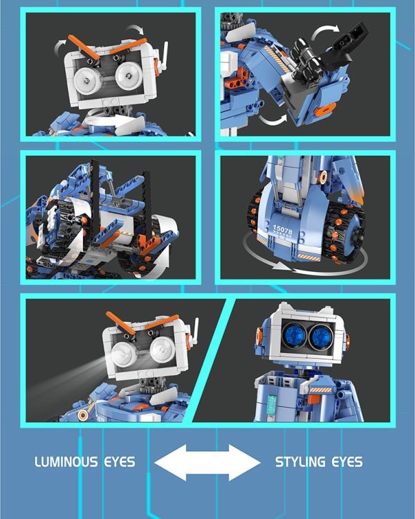 Robot Carl 5 en 1  Mould King robótico de 903 piezas - Imagen 6