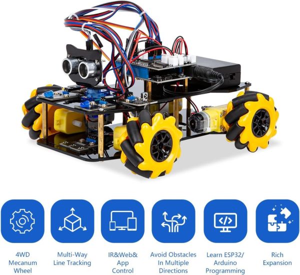 Carro Robot Explorer Series Acebott Esp32 Robotica - Imagen 5