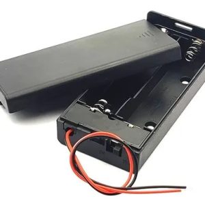 Porta Batería Para 2 Baterías 18650 Con Interruptor