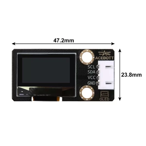 Pantalla Oled LCD 0,96 pulgadas backlight 128x64 - Imagen 2
