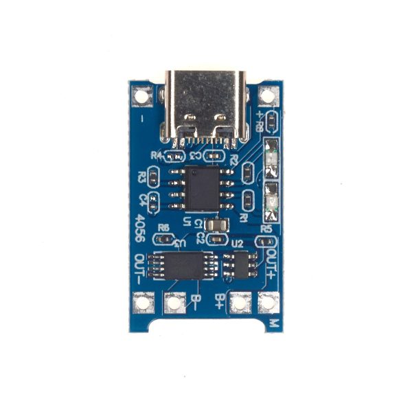 Módulo Cargador de batería litio TP4056 con protección USB-C - Imagen 2