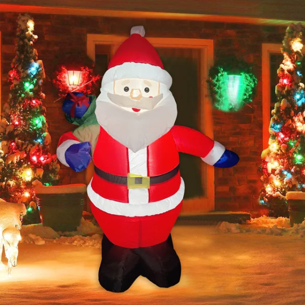 Inflable Navidad Santa de 1.22 metros - Imagen 4