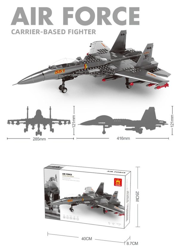 Avion Air Force Carrier-based fighter J15 Flying Shark - Imagen 7
