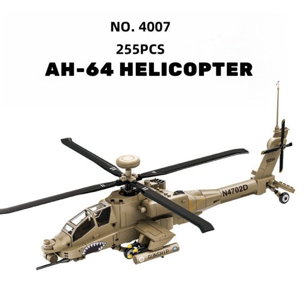 Helicóptero Bloques de construcción Marca Wange