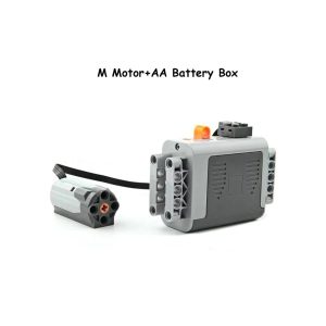 Caja de baterías y Motor M Bloques Construcción para caja 9686