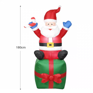 Inflable Navidad Santa de 1.8 metros