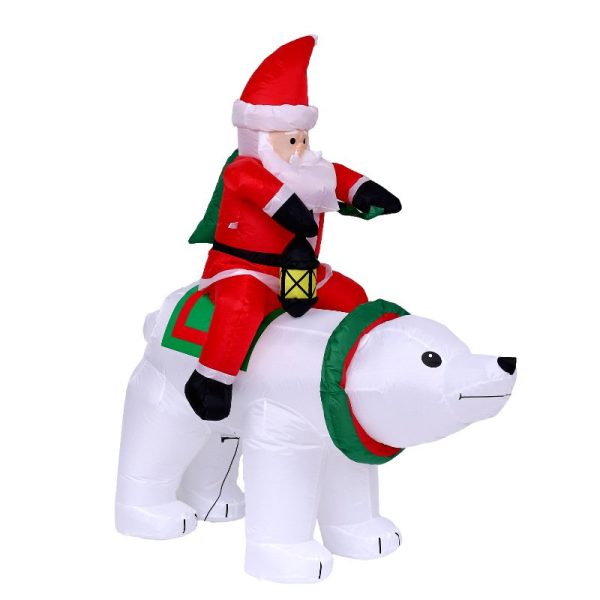 Inflable Navidad Oso Polar de 1.8 metros - Imagen 3