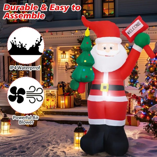 Inflable Navidad Santa de 1.8 metros - Imagen 6