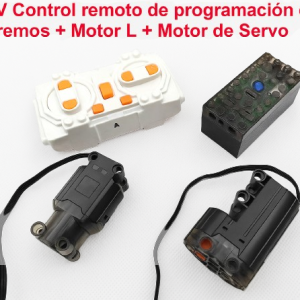 Control Remoto Para Proyectos De Robótica Con Bloques programación tipo Scratch incluye motor L y servomotor