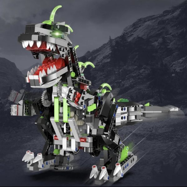 Dinosaurio Robot 2 En 1 De 832 Piezas Robótica Scratch - Imagen 3