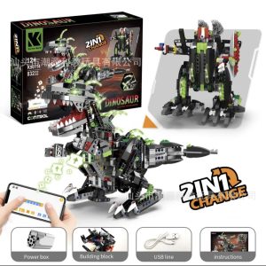 Dinosaurio Robot 2 En 1 De 832 Piezas Robótica Scratch