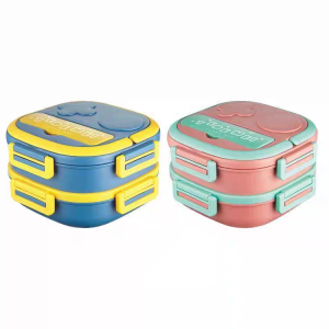 Vianda escolar doble compartimiento