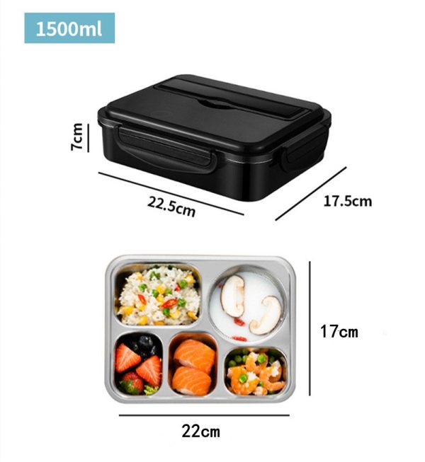 Vianda escolar V1 acero inoxidable - Imagen 2