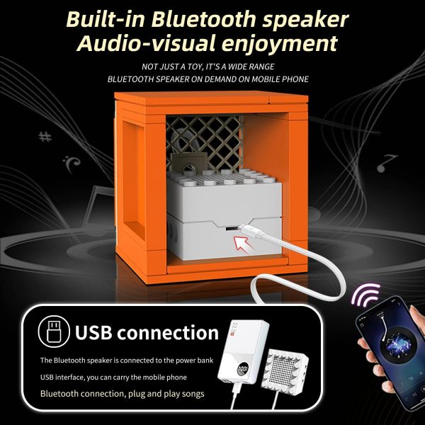 Guitarrista con corneta Bluetooth KeeYee World de 721 piezas - Imagen 10