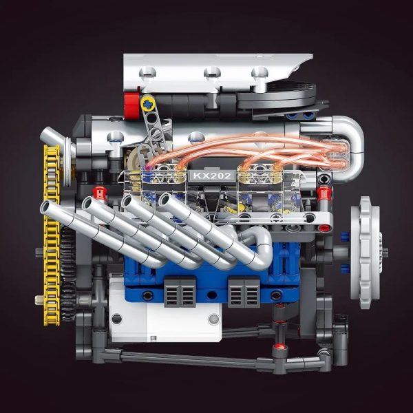 Motor V8 KeeYee World robótico de 665 piezas App - Imagen 11