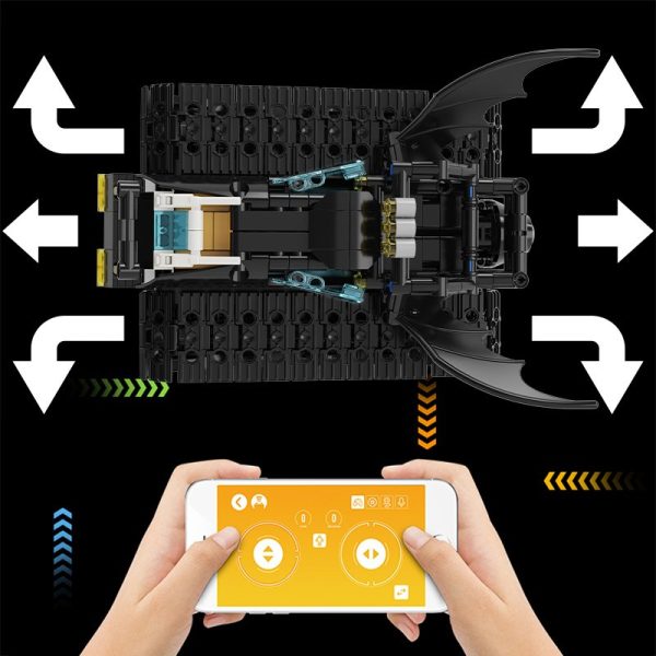 Batimóvil KeeYee World robótico de 430 piezas App y programación Tipo Scratch - Imagen 4