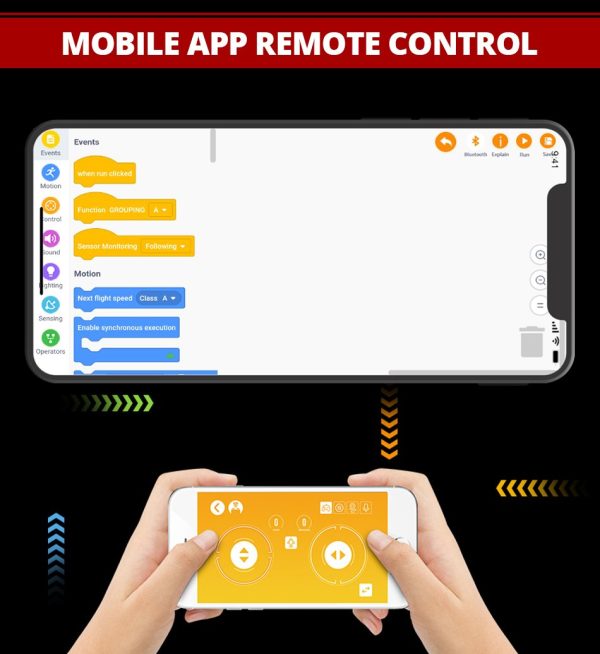 Batimóvil KeeYee World robótico de 430 piezas App y programación Tipo Scratch - Imagen 6