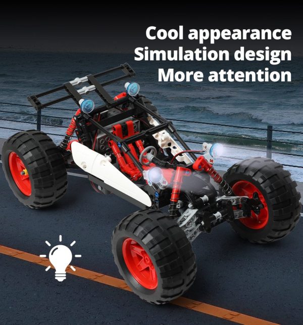 Buggy Bigfoot Climbing KeeYee World robótico de 366 piezas App y programación Tipo Scratch - Imagen 8