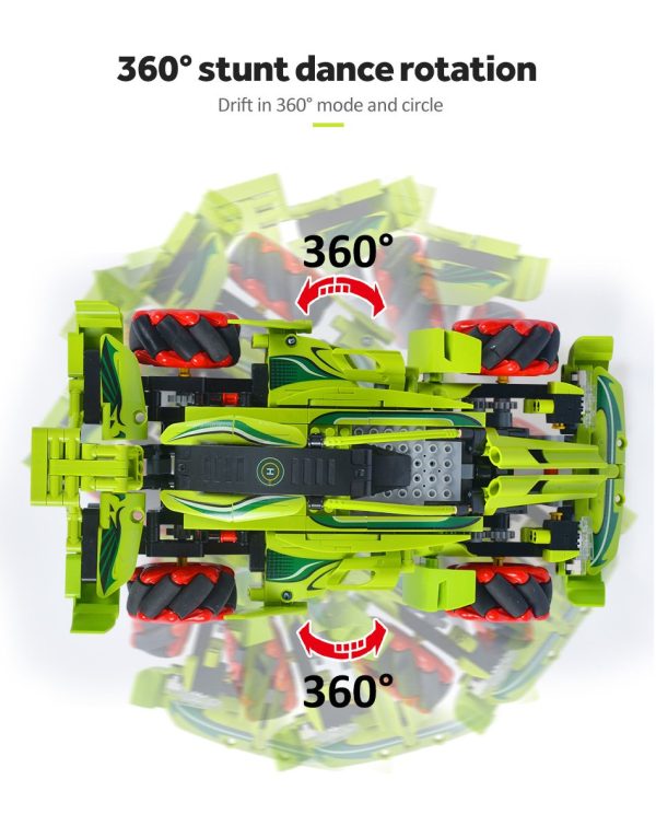 Drift Car KeeYee World robótico de 560 piezas App y programación Tipo Scratch - Imagen 14