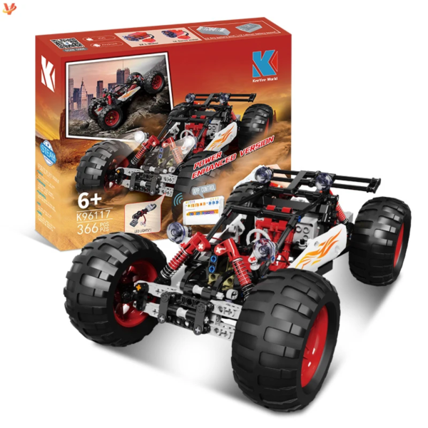 Buggy Bigfoot Climbing KeeYee World robótico de 366 piezas App y programación Tipo Scratch - Imagen 2