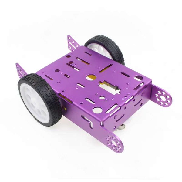 Kit Chasis Robot Inteligente 2wd Color Azul (desarmado) - Imagen 4