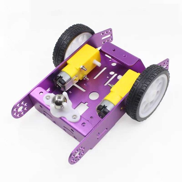 Kit Chasis Robot Inteligente 2wd Color Azul (desarmado) - Imagen 3