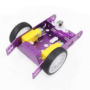 Kit Chasis Robot Inteligente 2wd Color Azul (desarmado)
