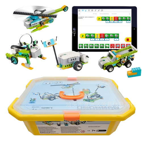Caja Bloques de Construcción WeDo compatible con Lego Education o Scratch 560 piezas Modelo 3