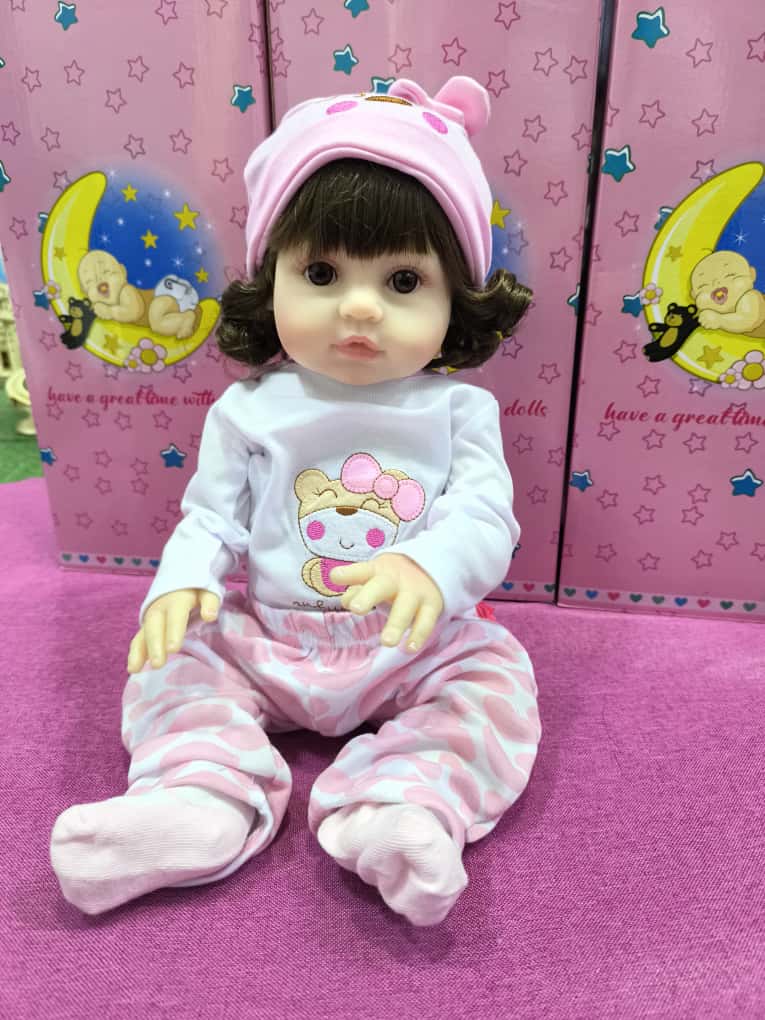 Muñeca Bebé reborn de 48 cm. (18 pulgadas) originales 13