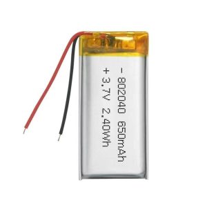 Batería LiPo 802040 de 650 mAh 2.4Wh