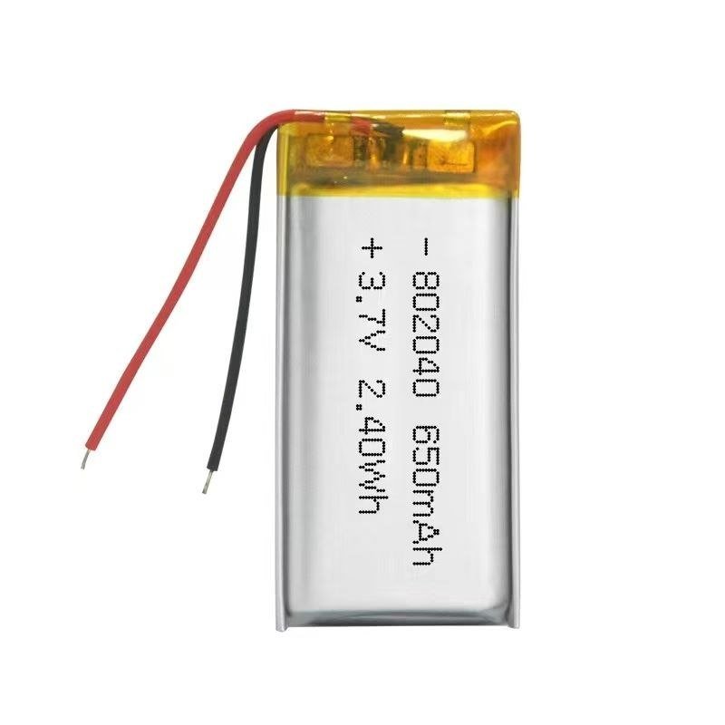 Batería LiPo 802040 de 650 mAh 2.4Wh