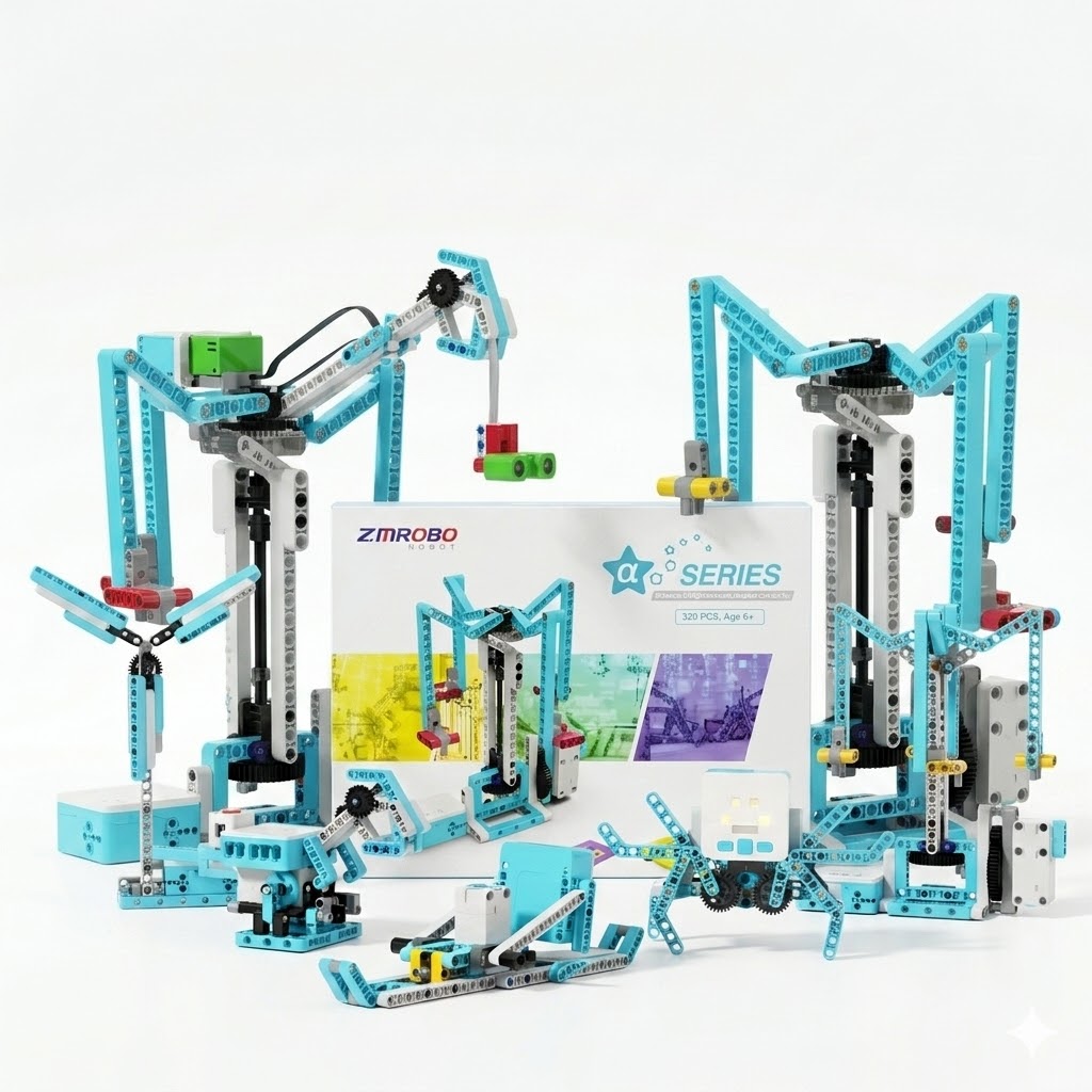 Kit Alpha Set A: robótica para primaria programando sin pantallas con ZMROBO