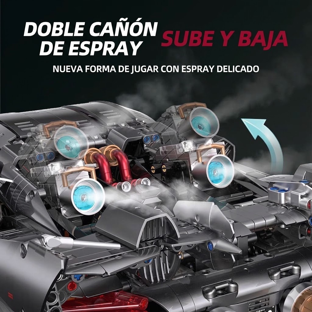 Porsche 918 Electroplated Technic 3903 Piezas - Imagen 6