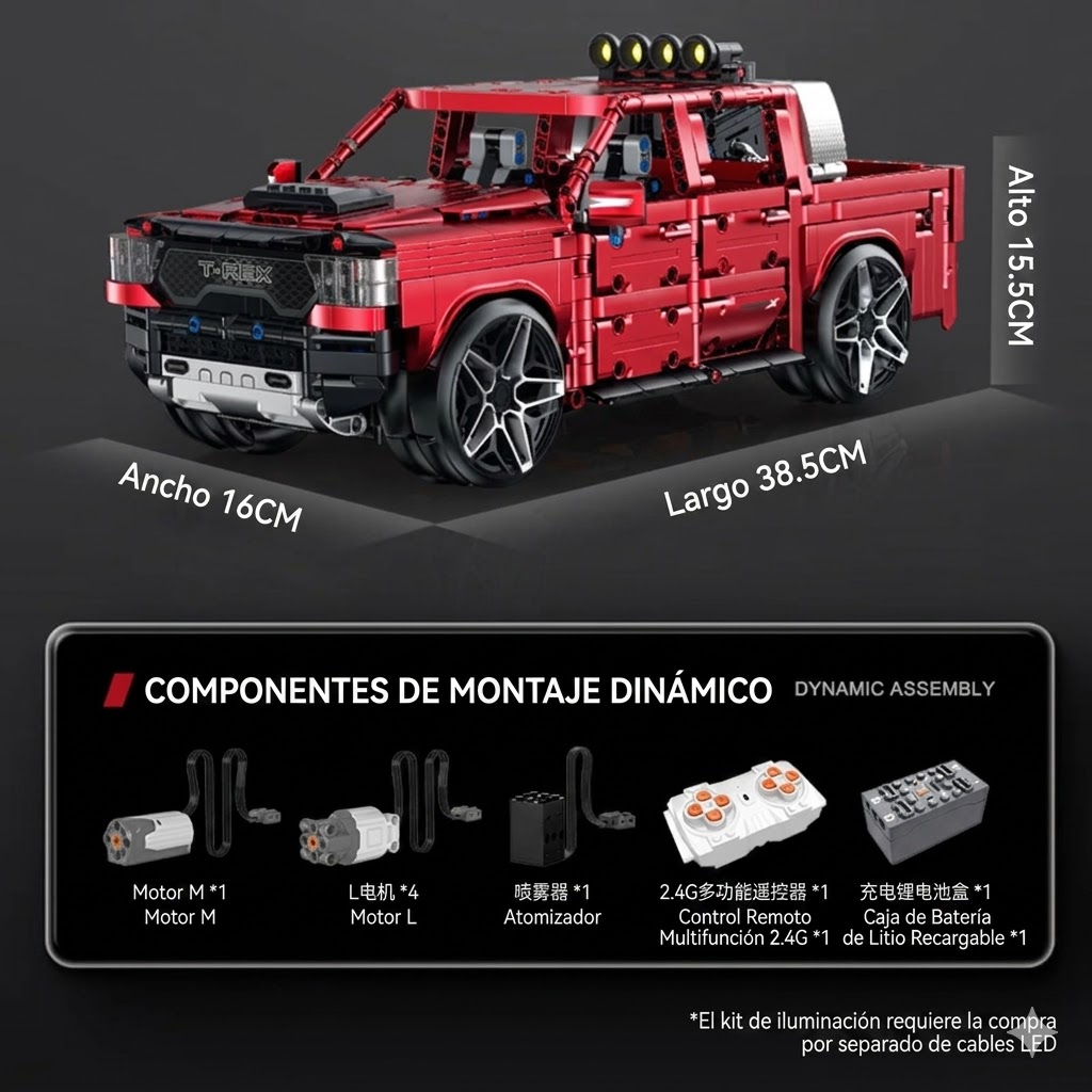 Dodge Tyrannosaurus Rex con motores y control - Imagen 2