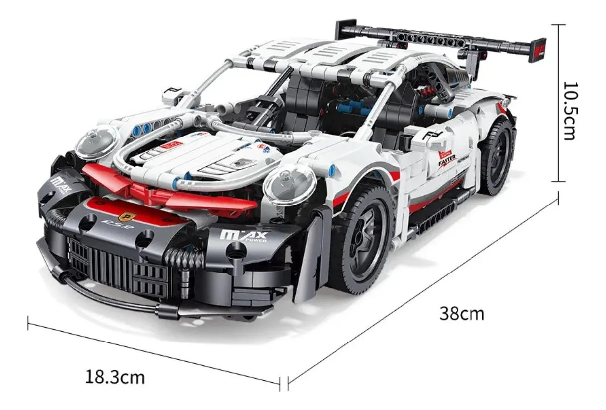 Porsche 911 RSR Technic 1631 Piezas - Imagen 5