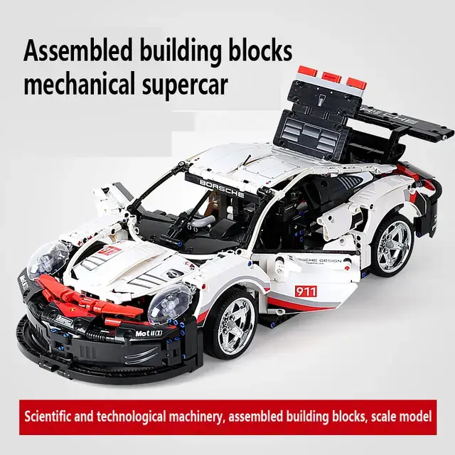 Porsche 911 RSR Technic 1631 Piezas - Imagen 2